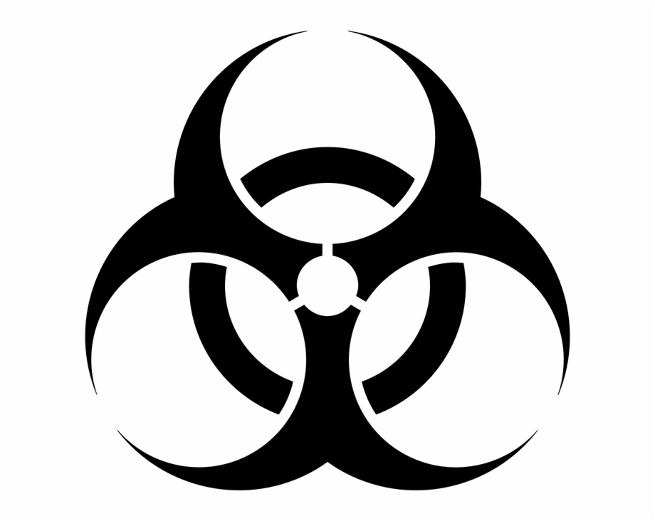 Biohazard Sign Clip Art Free Vector Biological Hazard