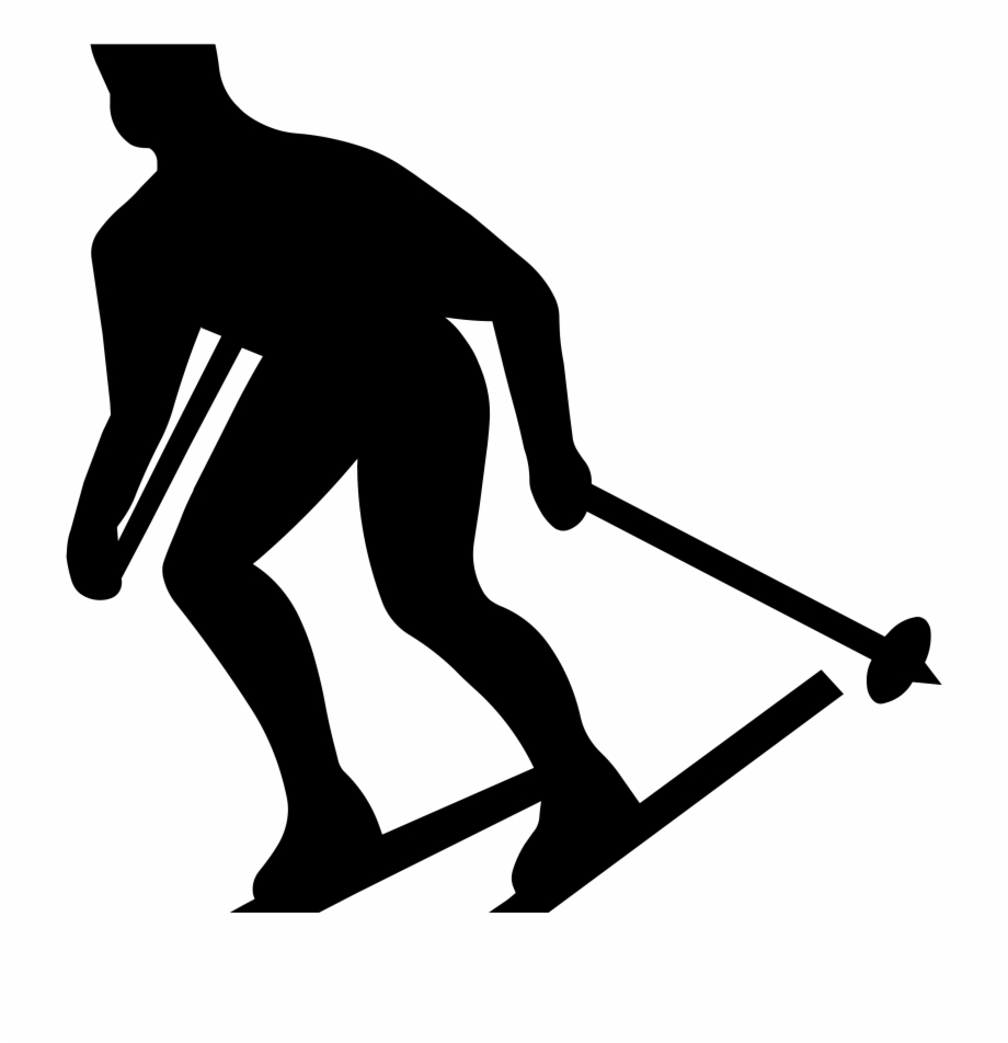 This Free Icons Png Design Of Skier Silhouette
