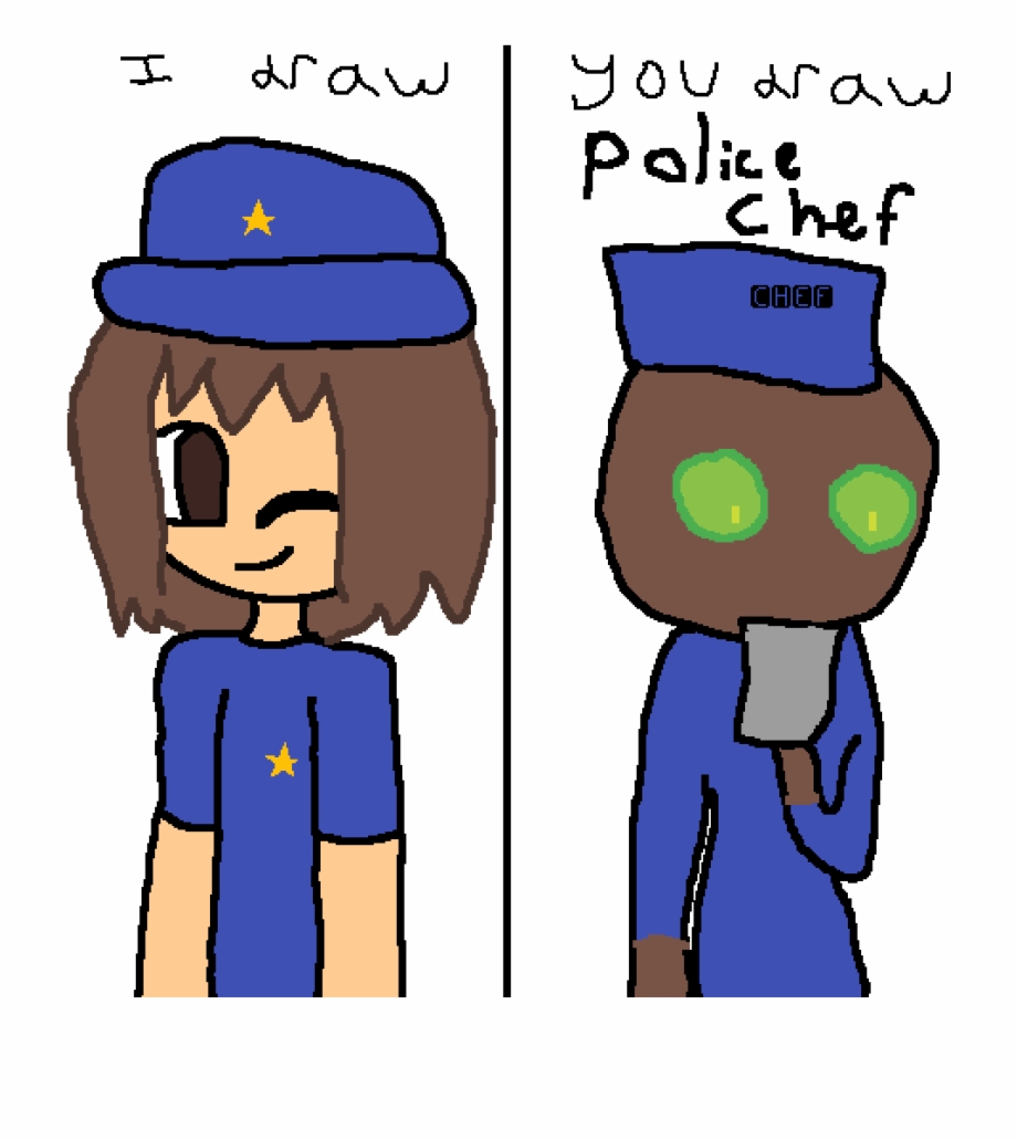 Police Chef Cartoon