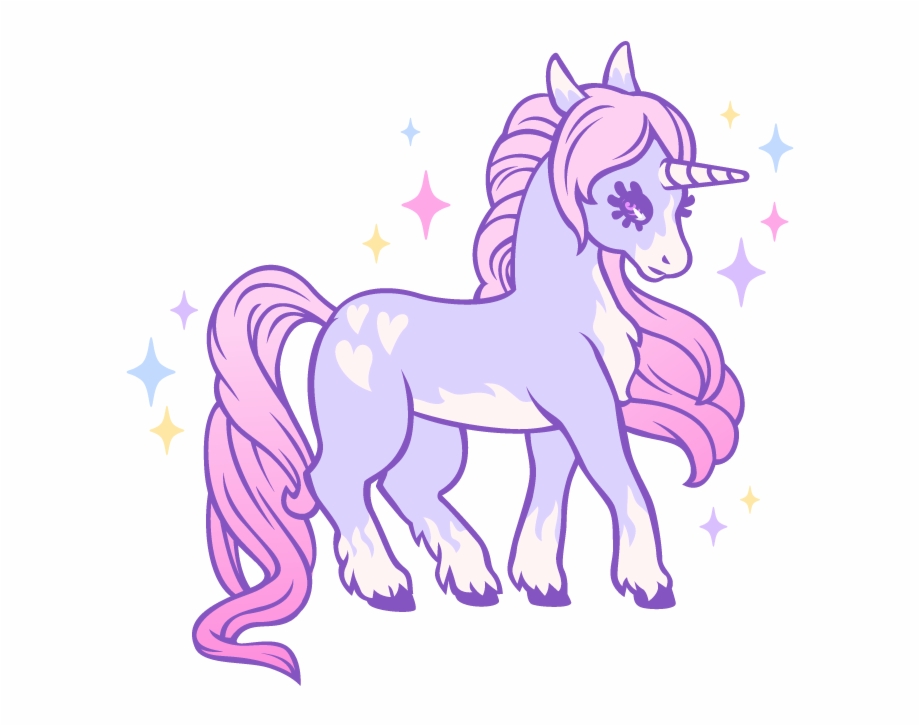 Cute Unicorn Transparent Background Png Download Pastel Unicorn