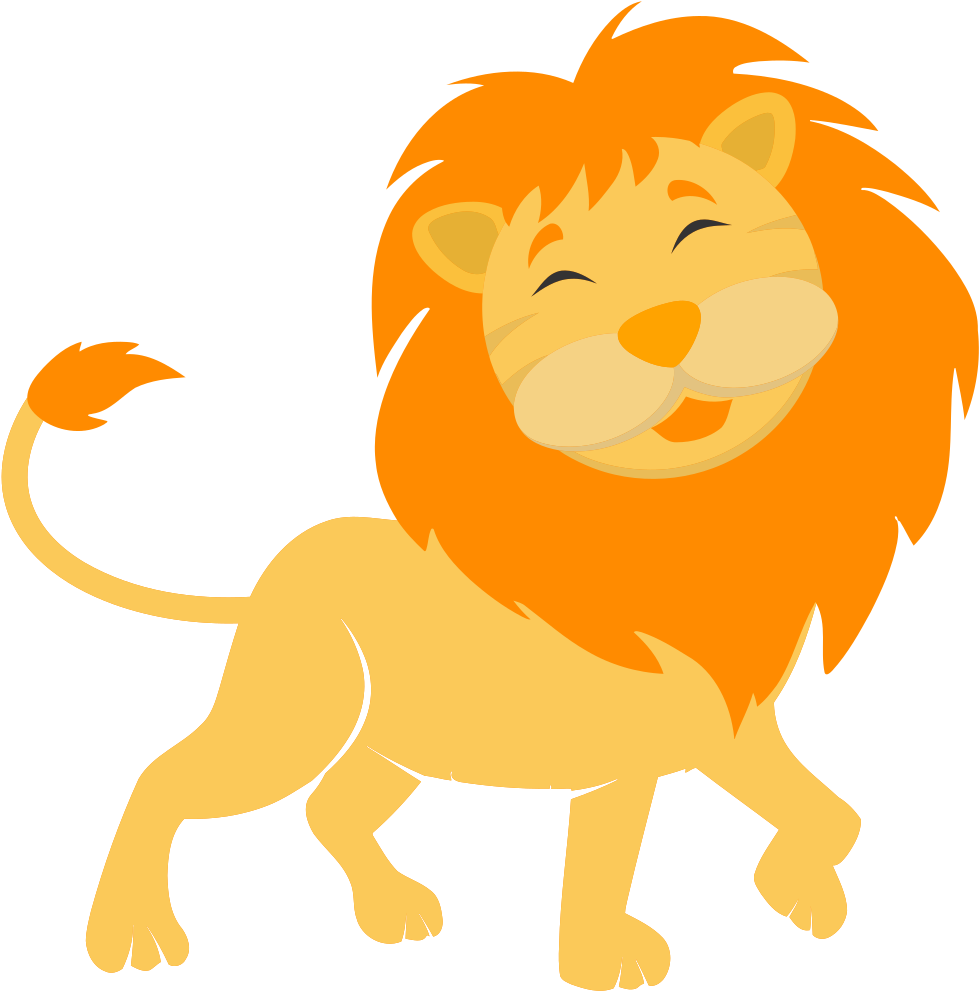 cute lion clip art
