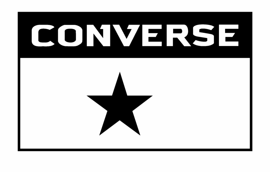 Converse All Star Logo Black And White Converse