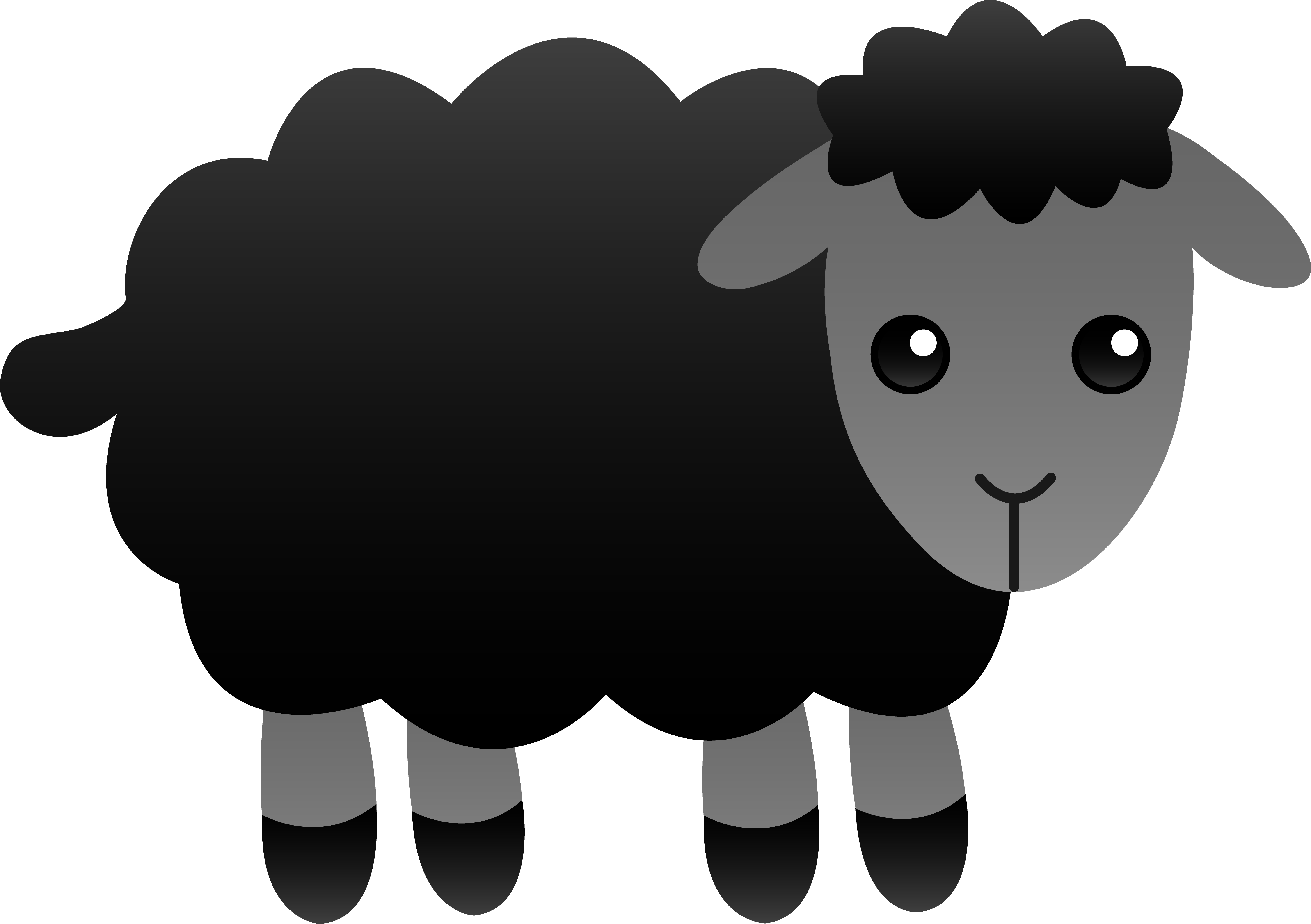 clip art baa baa black sheep
