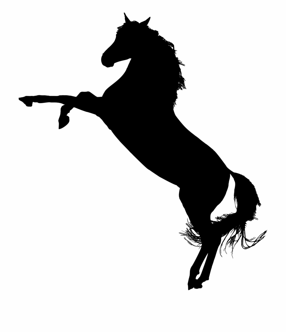 silhouette unicorn free svg
