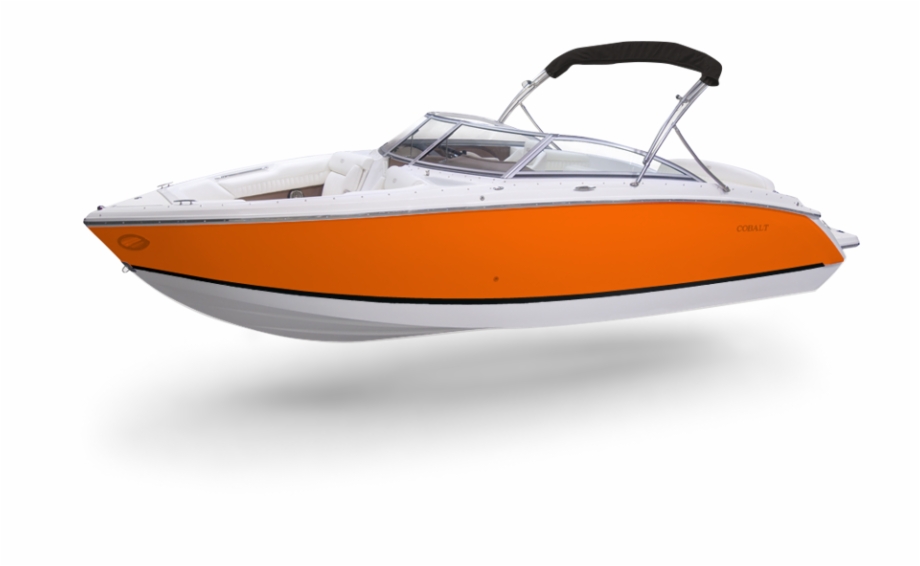 R3 Speed Boat Orange Color