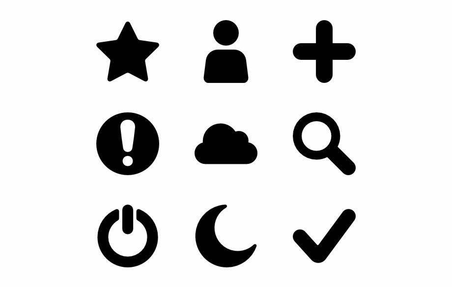 Global Ui Globalisation Black And White Icons