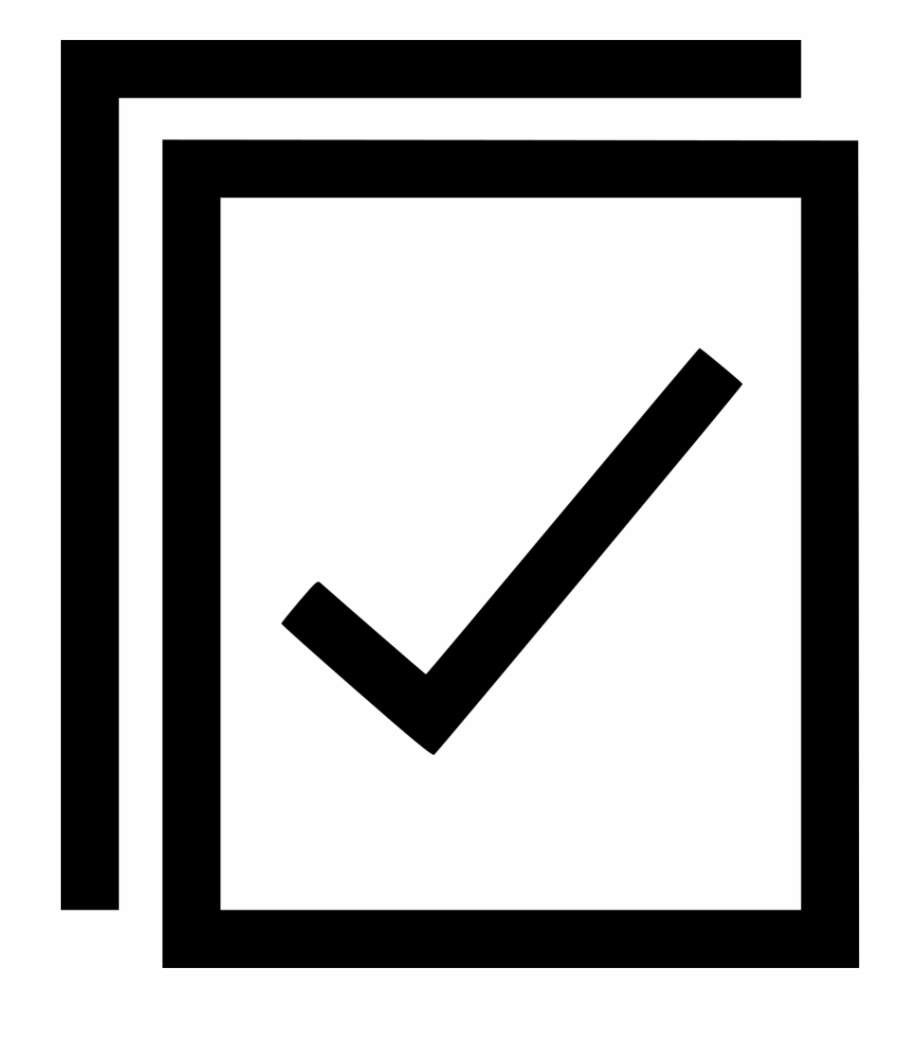 Vector Transparent Library Checkmark Clipart Endorsement