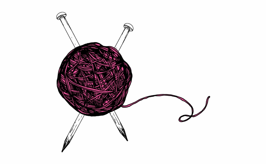Knitting Needles And Yarn Illustration Illustration