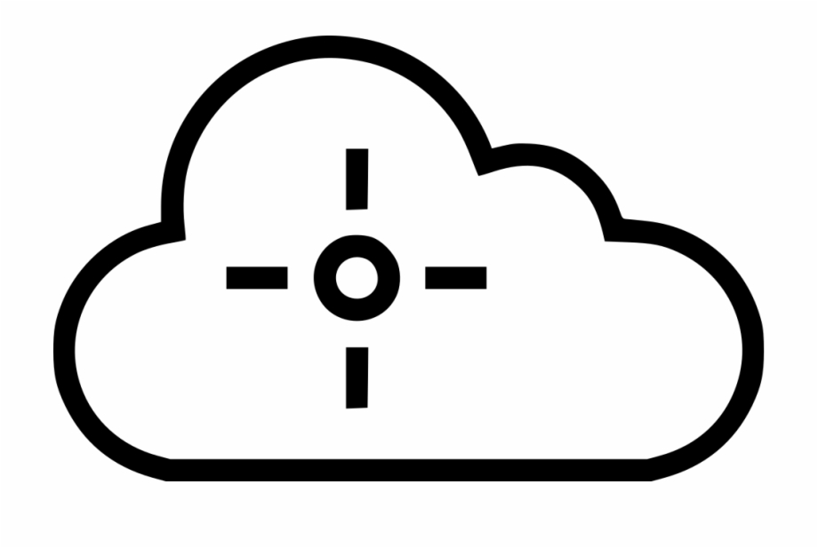Bullseye Target Server Data Cloud Web Icon