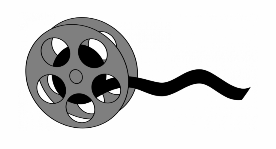 Film Reel Vector Illustrartion Transparent Background Movie Reel