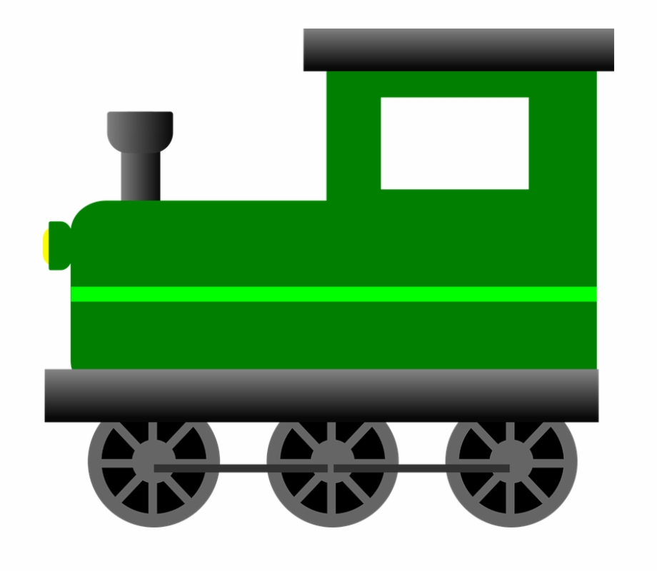 Engine Railway Free Vector Graphic On Pixabay Green