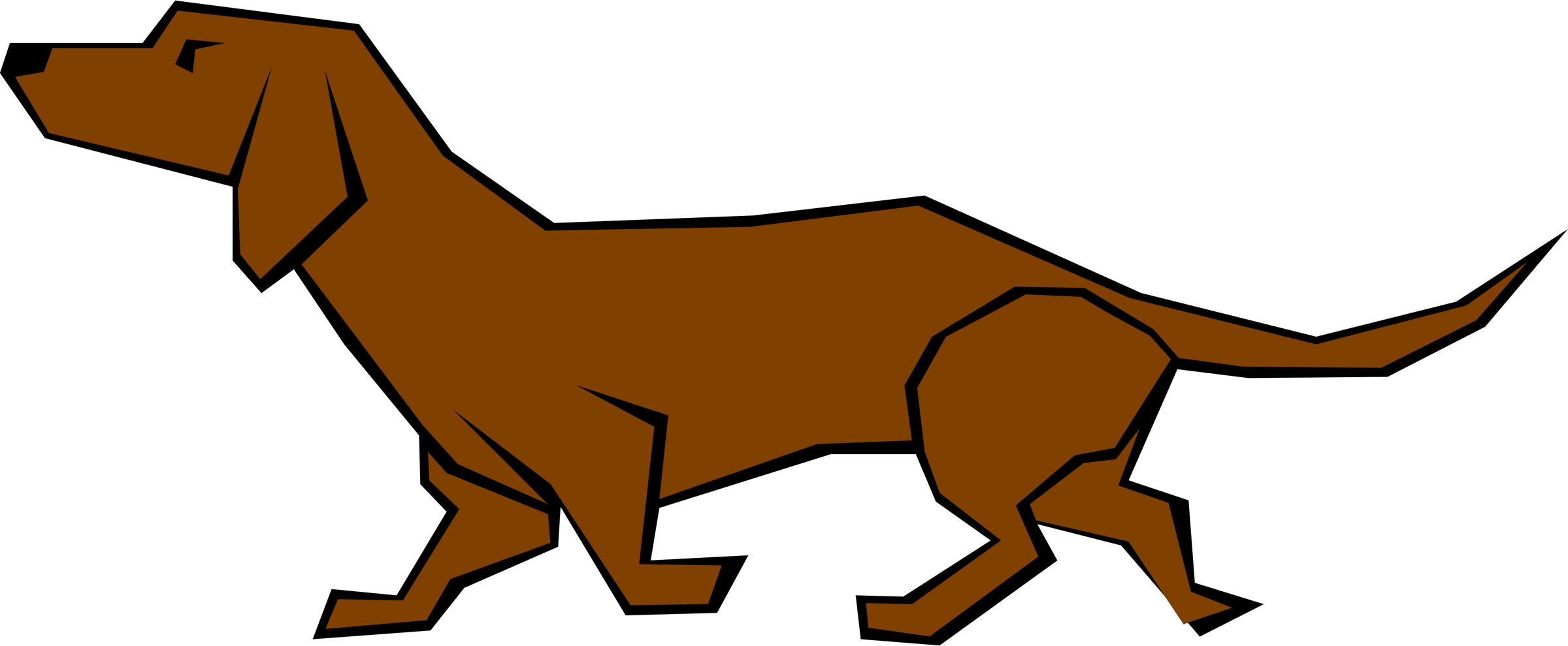 Dog Png Drawing With Straight Lines