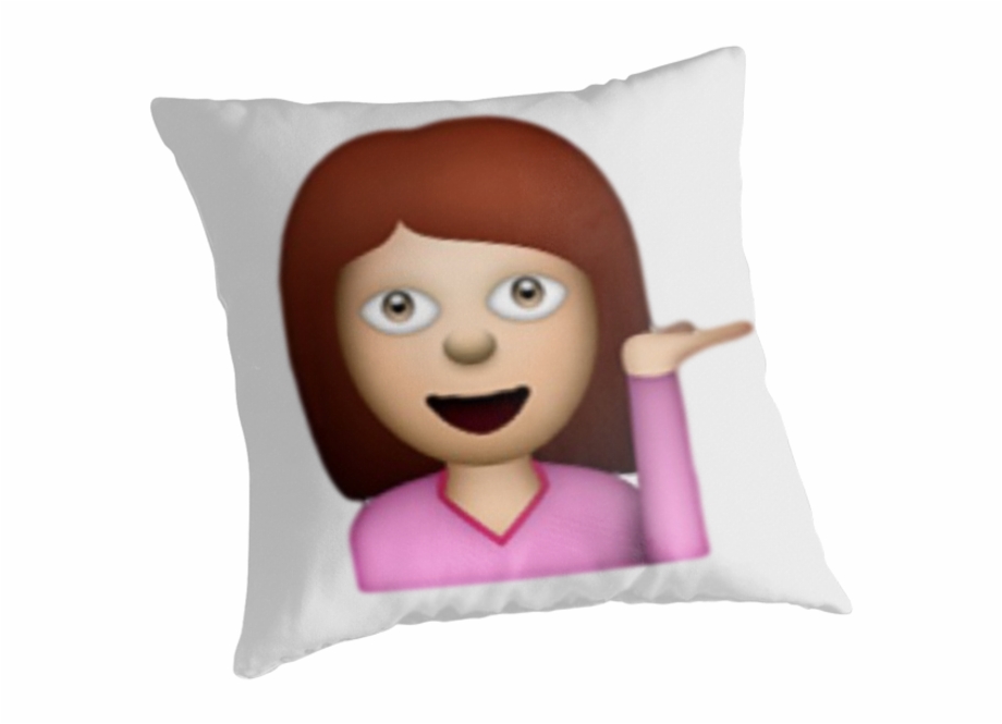 Girl Emoji Cushion