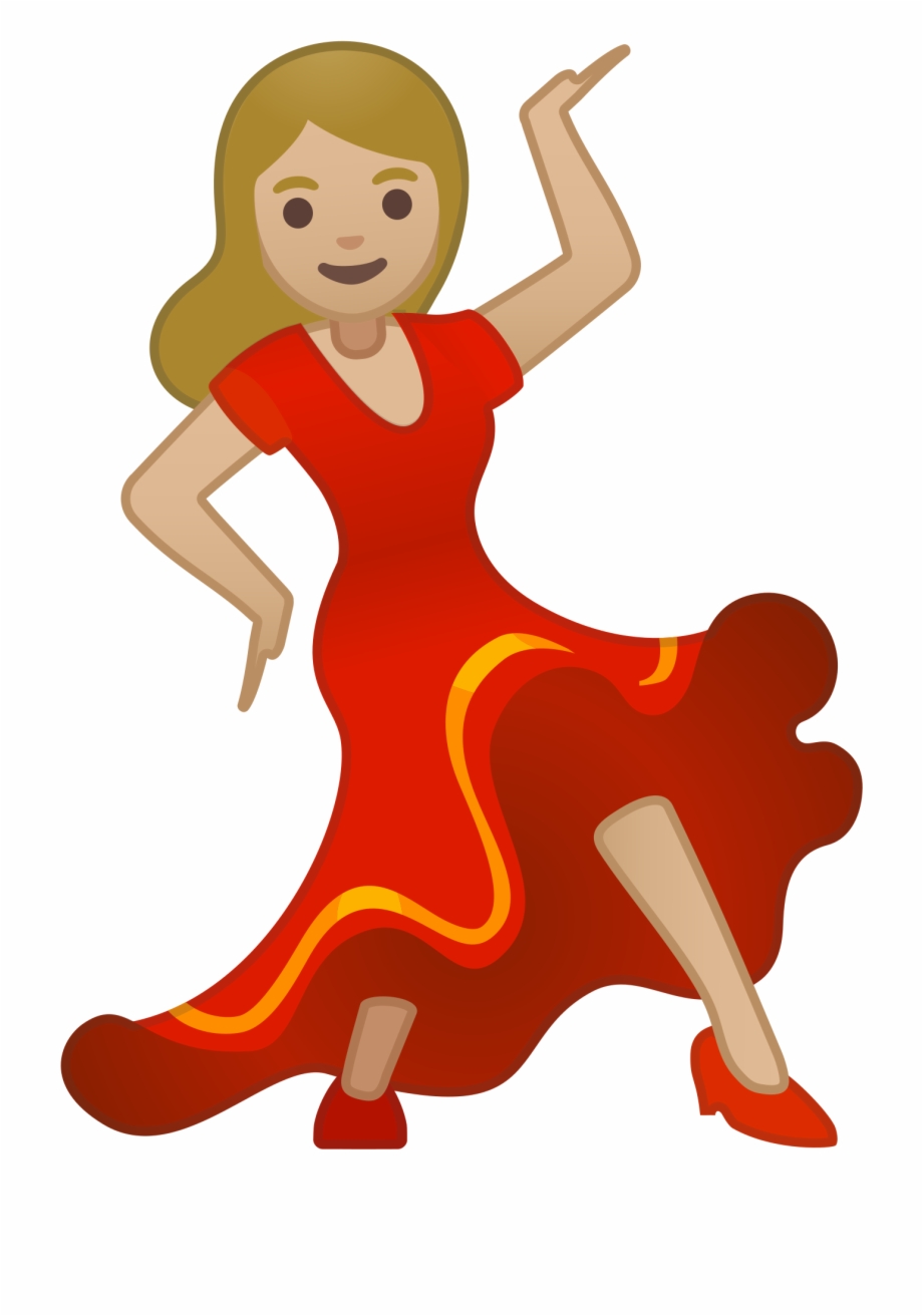 Whatsapp Dancing Girl Emoji Transparent Dancing Emoji Png