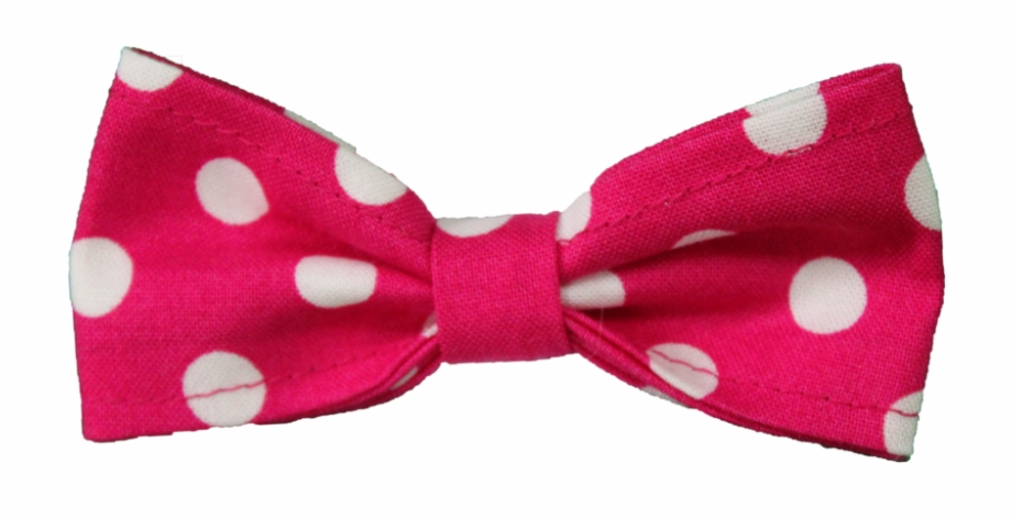 Vector Stock Hot Pink Bow W White Polka