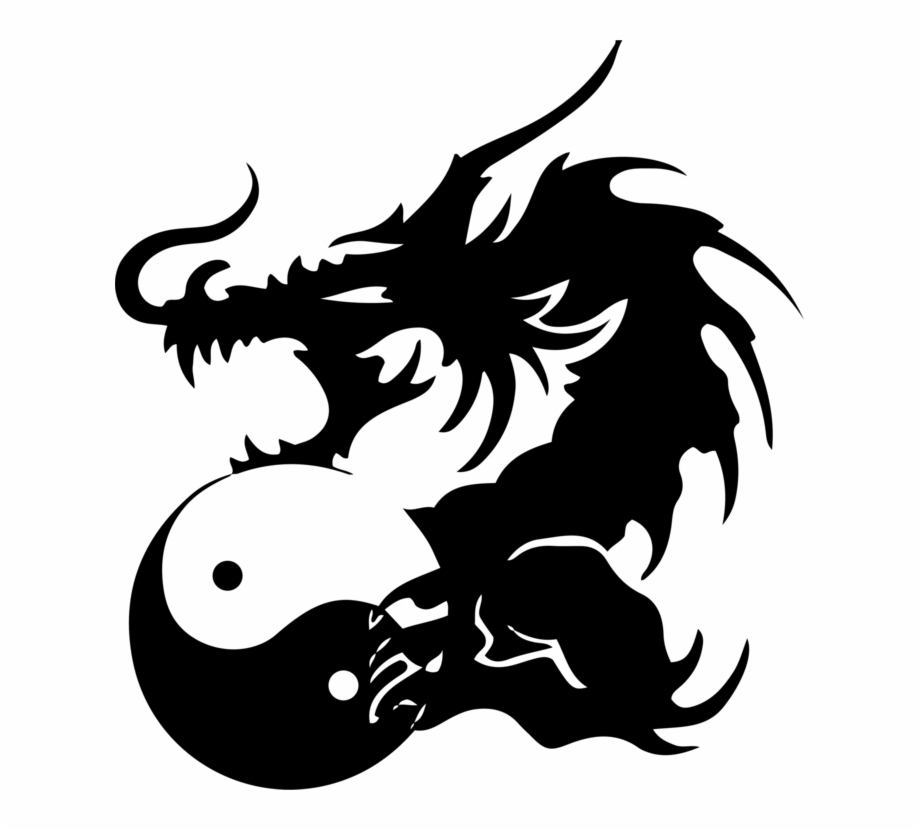 Yin And Yang Chinese Dragon Japanese Dragon Tattoo