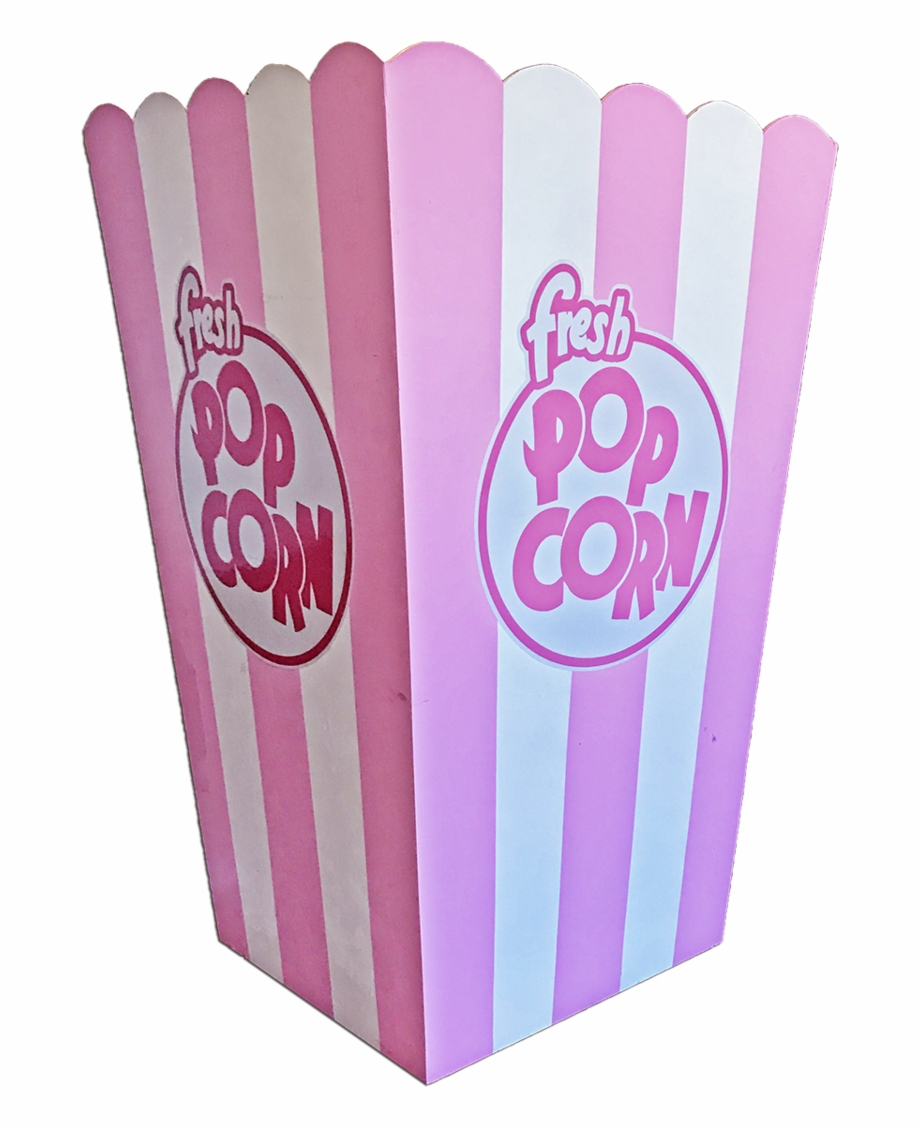 Pink Popcorn Box