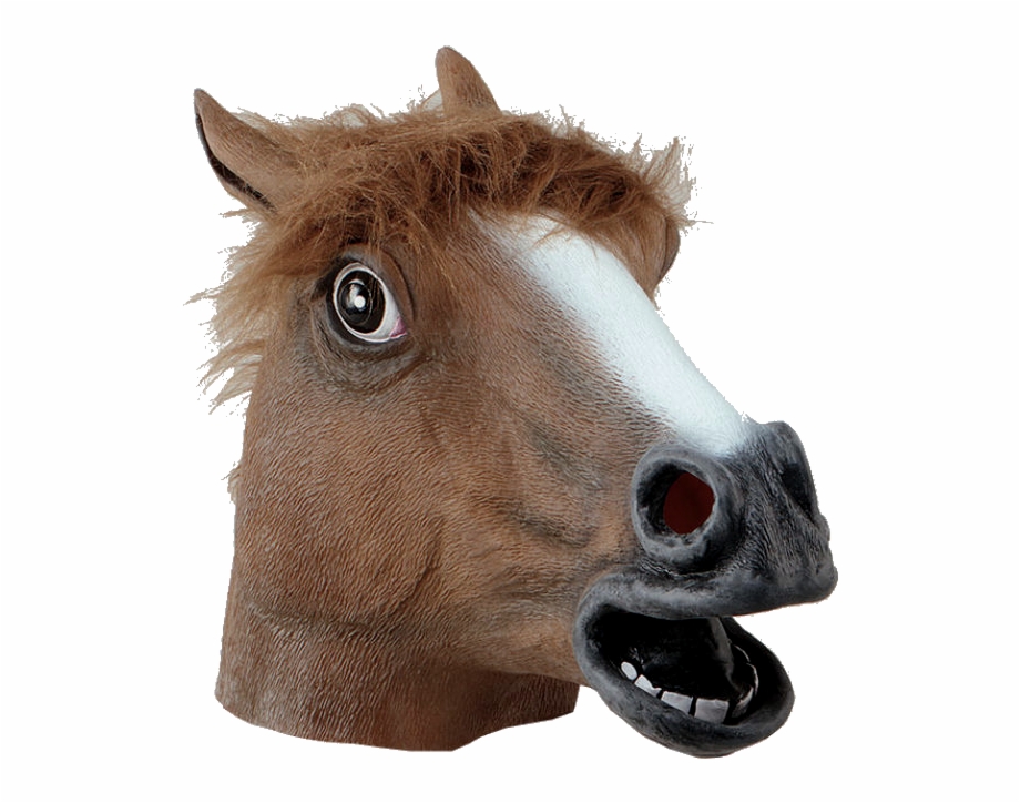 Mask Horse Brown Transparent Horse Head Png