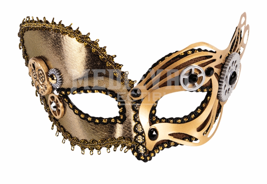 Bronze Steampunk Masquerade Masks Png Download Mascara Steampunk