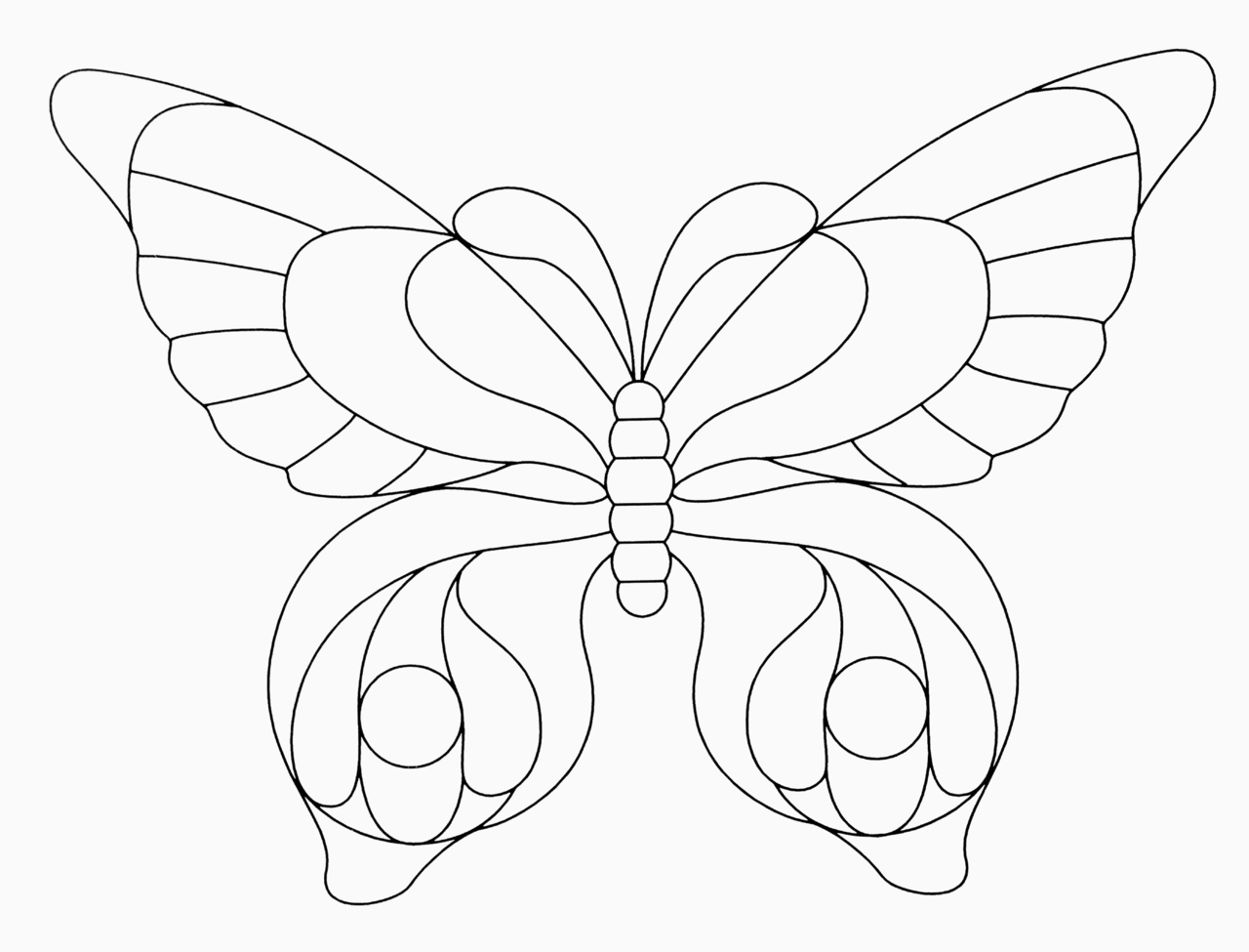 Бабочка для витража шаблоны