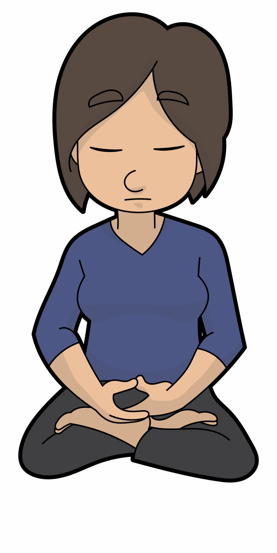 Png Free File A Meditating Woman Wikimedia Commons