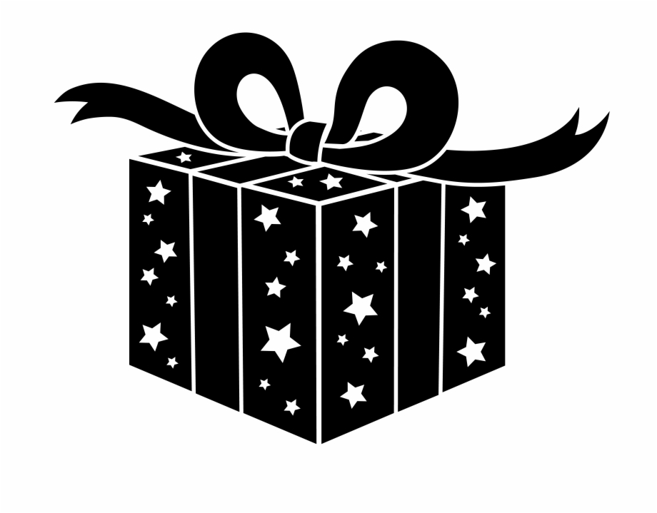Vector Present Silhouette Christmas Gift Clipart Png