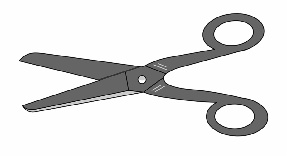 Huge Freebie Download For Cut Sharp Grey Scissors