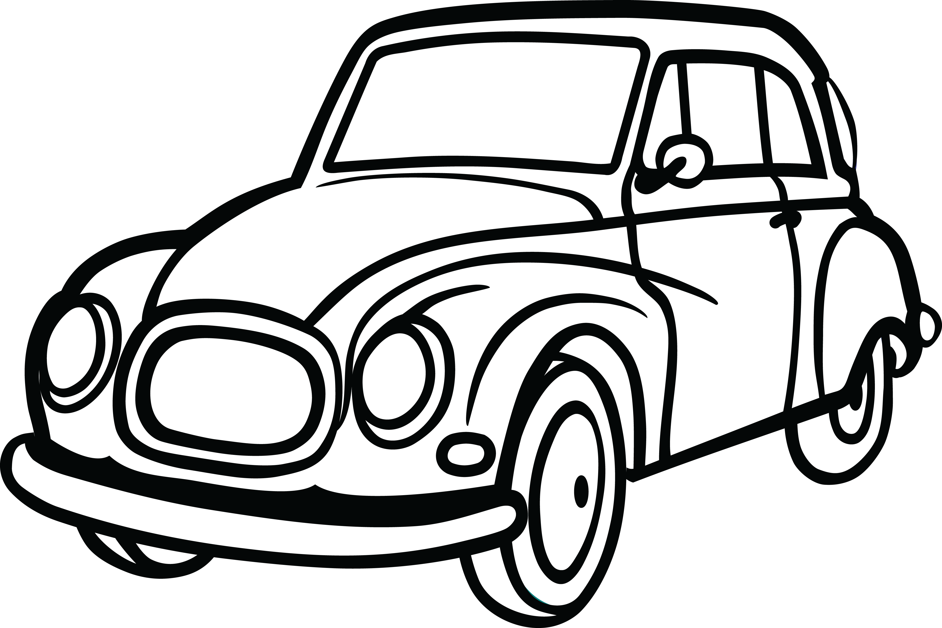 Free Black And White Cartoon Car Download Free Black And White Cartoon 