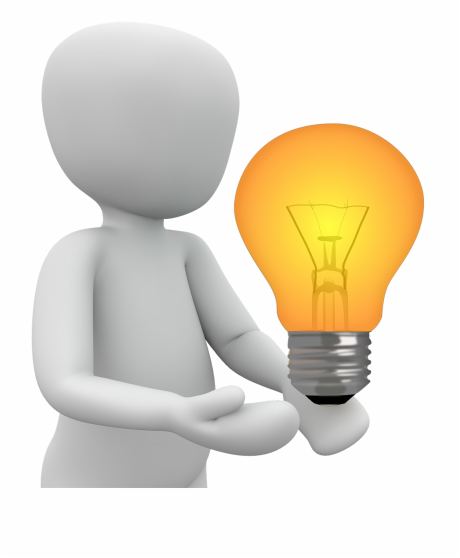 Idea Light Bulb Lit Bright Png Image Take