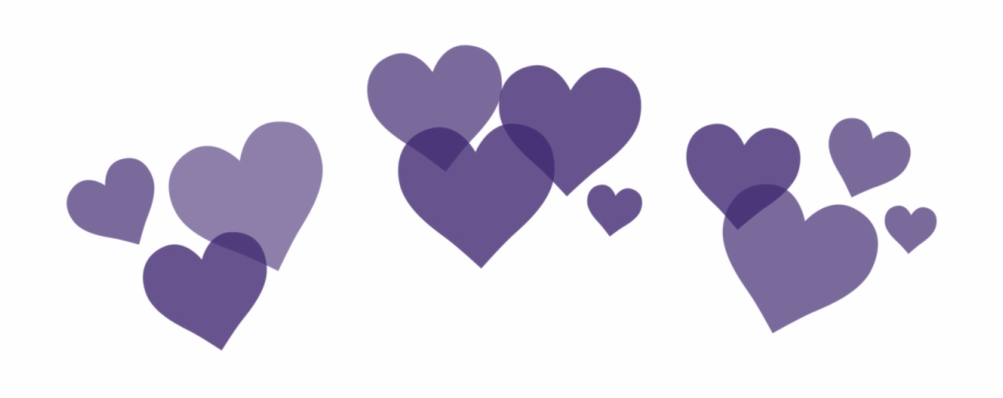 Hearts Png Tumblr Purple Heart Crown Png