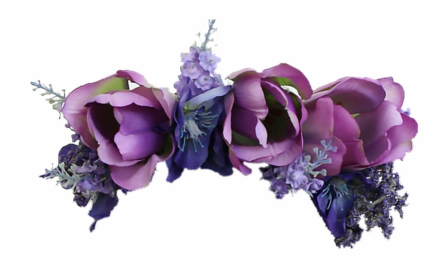 Flower Flowers Crown Flowerscrown Purple Grunge Tumblr Purple