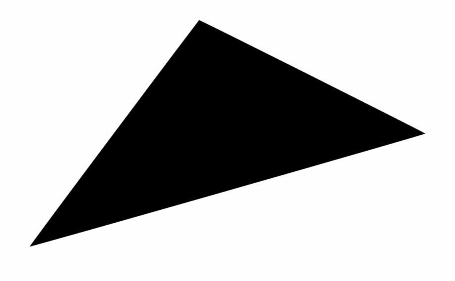 Triangle Shape Geometry Black Png Image With Transparent