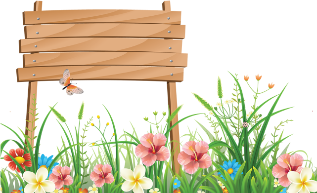Spring Grass With Butterflies Beautiful Background Spring Png - Clip Art  Library