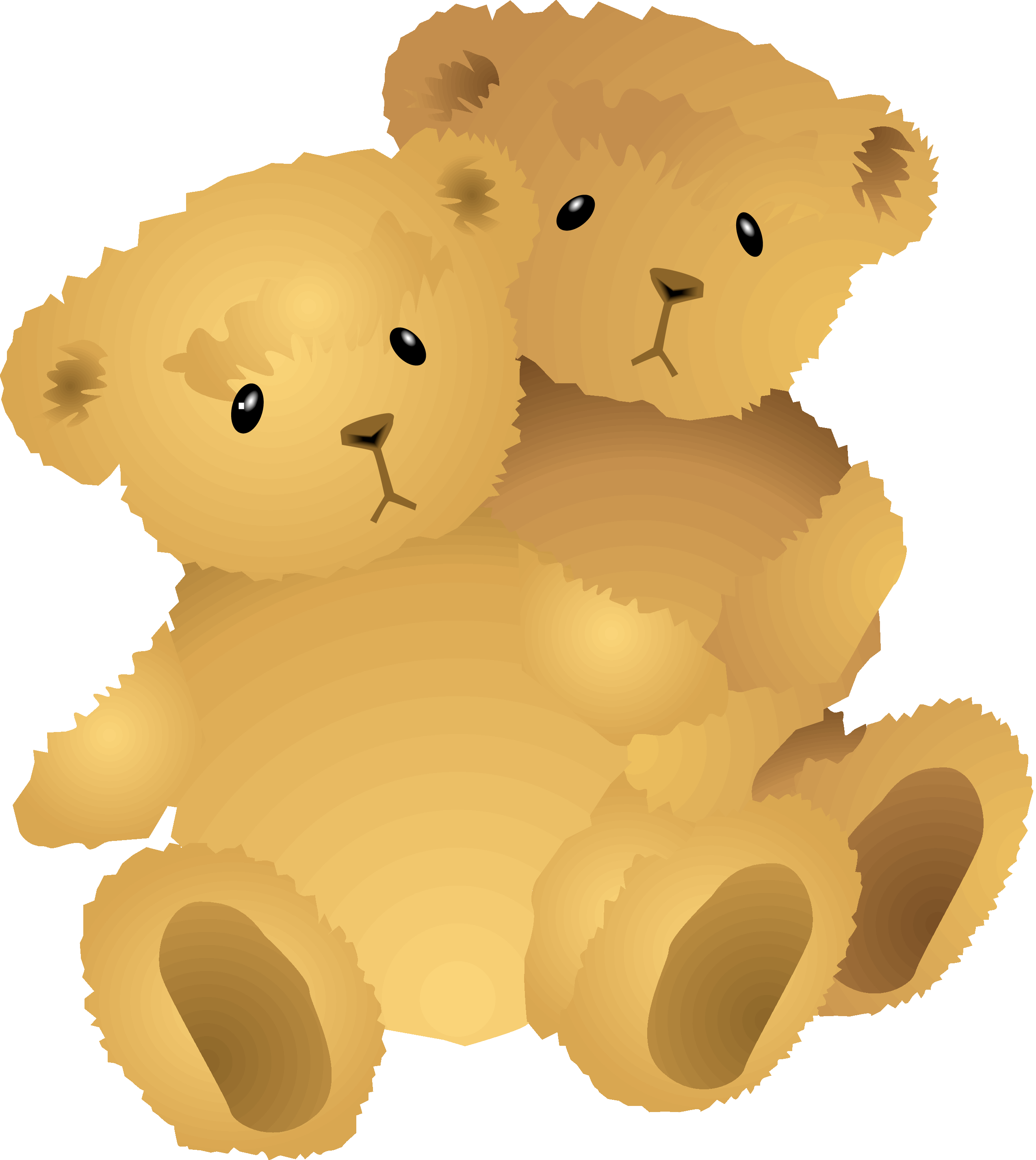 Two Hugging Bears Care Bears Pink Teddy Bear