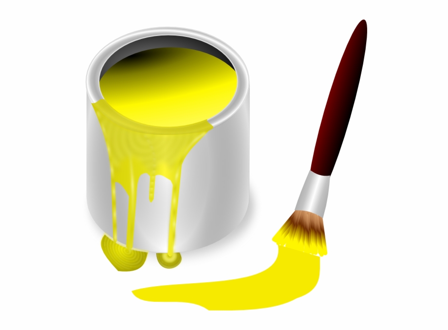 Paint With Clip Art Everything Yellow Paint Clipart