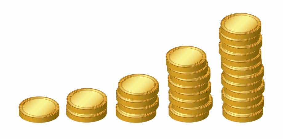 Gold Coin Clip Art Stacks Of Coins Clip