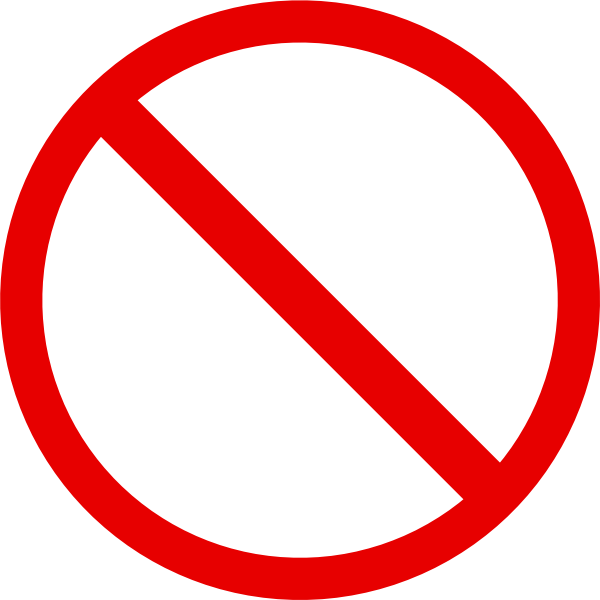 Family Transparent No Smoking Sign