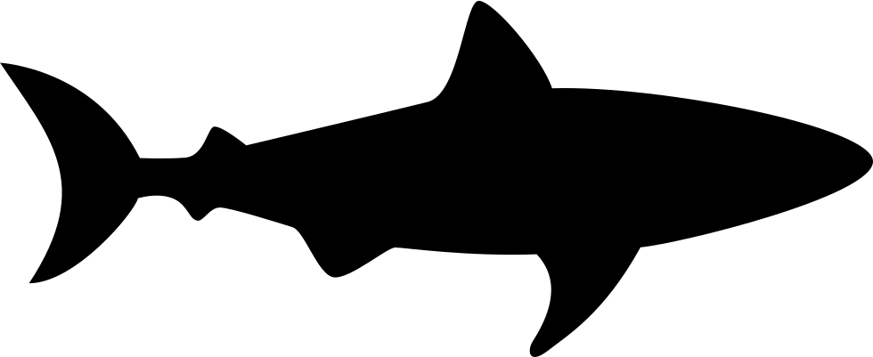 Png File Silhouette Of A Shark