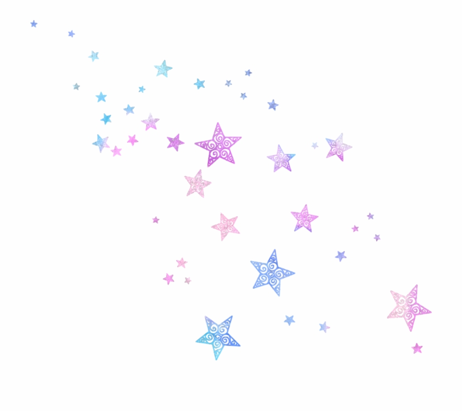 Stars Kawaii Kpop Pink Blue Glitter Sparkle Erit