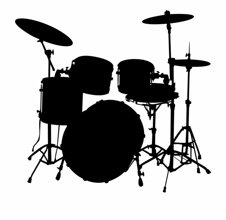Onlinelabels Clip Art Drums Silhouette Png