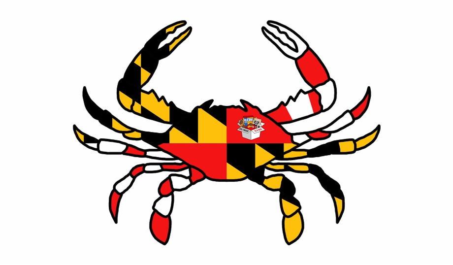Mdcrabbox Maryland Crab Old Bay Sticker