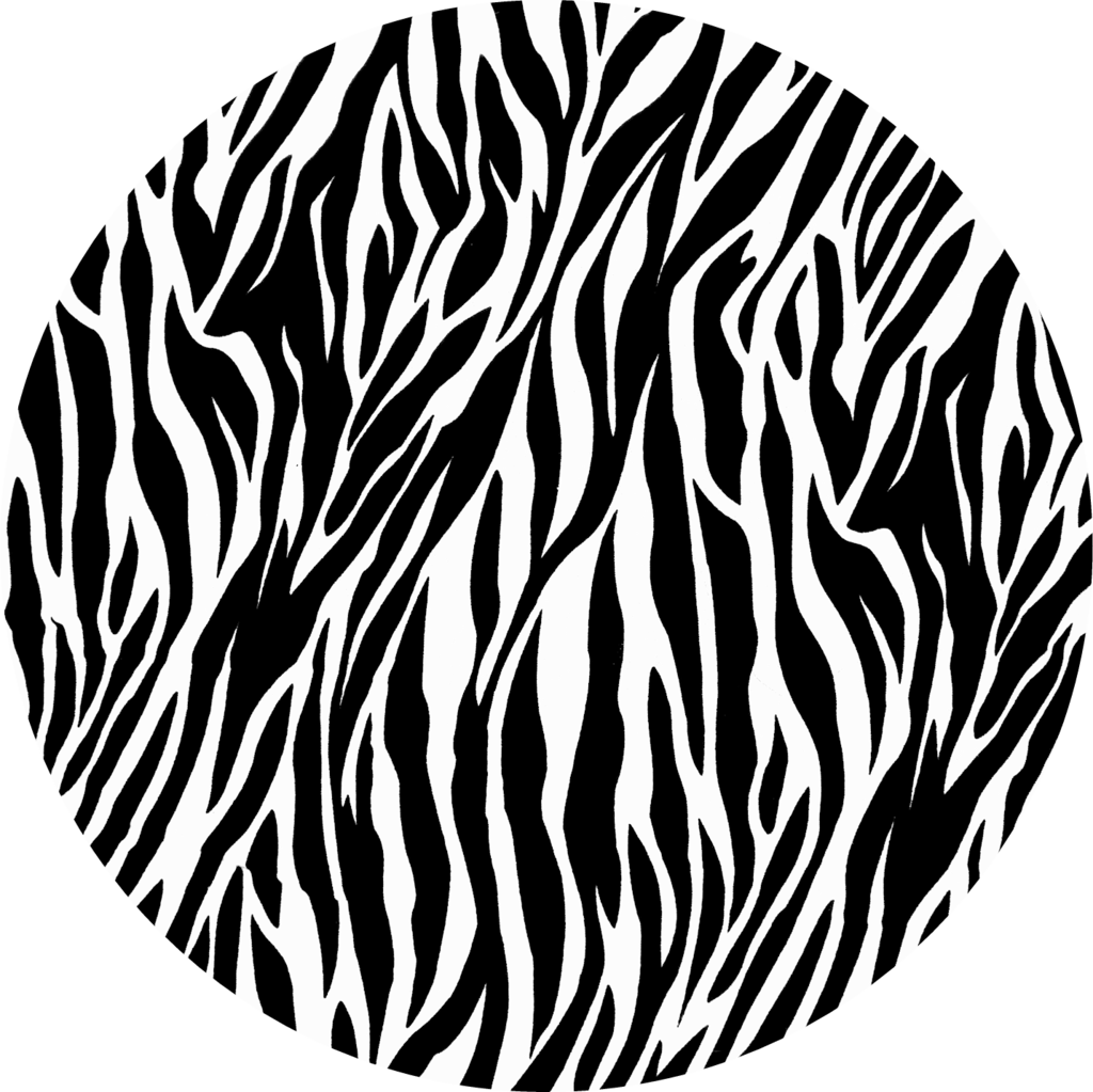Png Zebra Print Black And White Wall Design