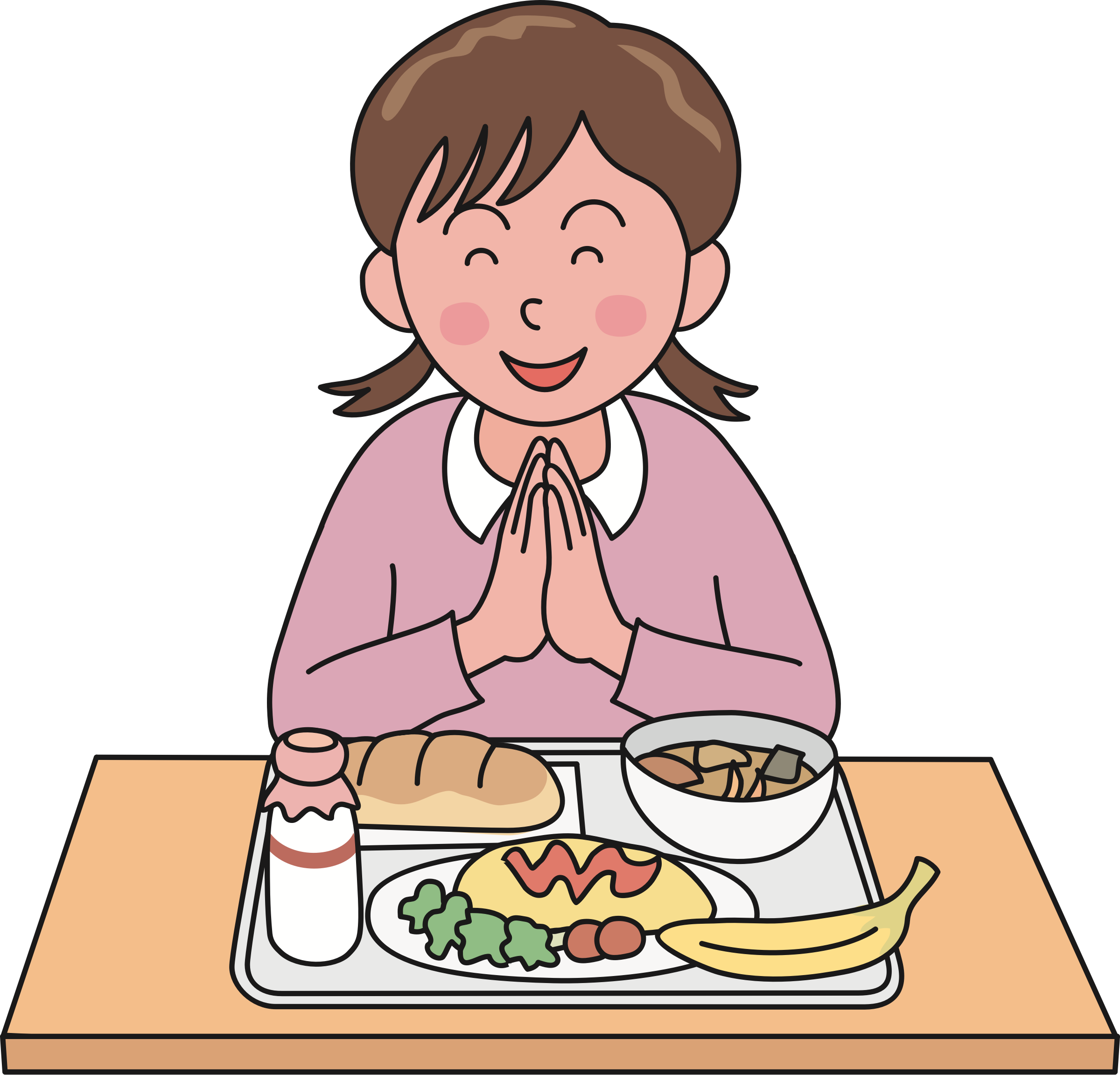Lunch Clipart Prayer Praying To God Clipart