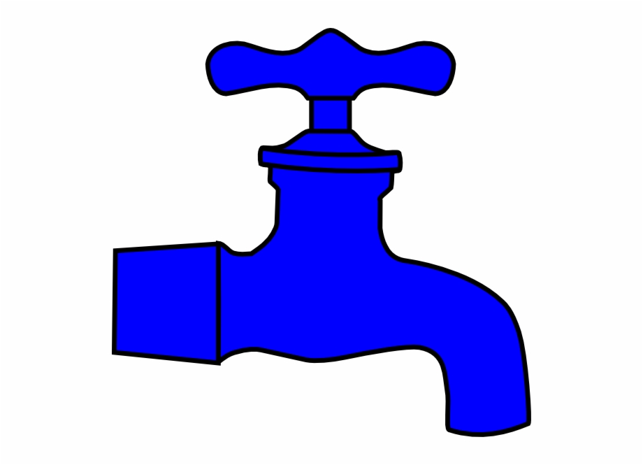 Small Blue Faucet