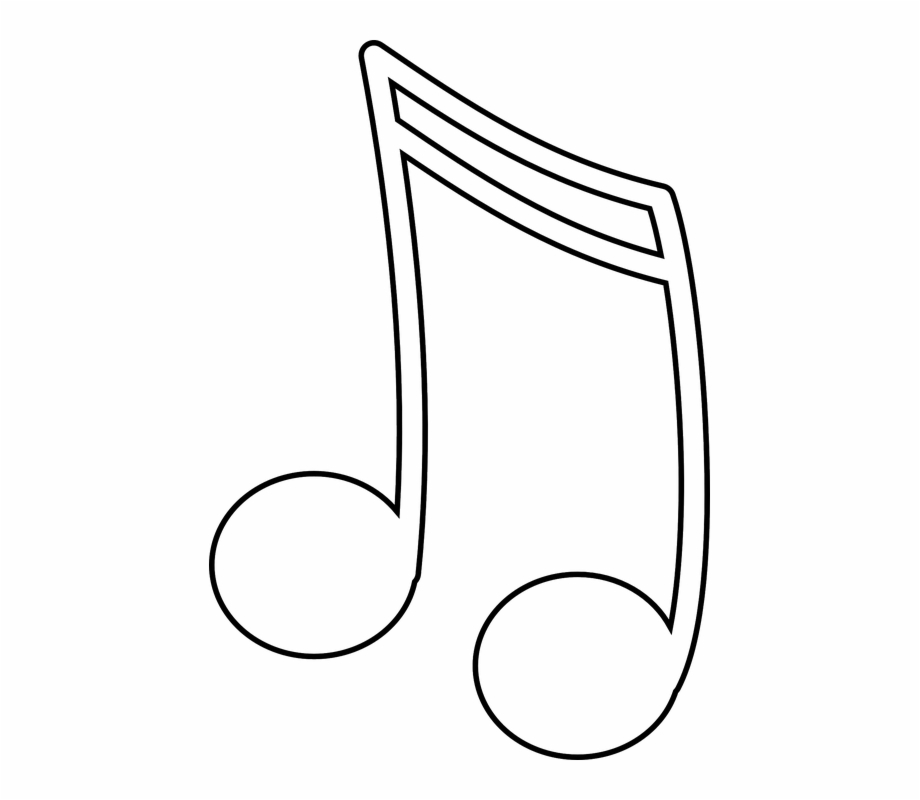 Music Notes Clipart Tune White Music Note Clipart