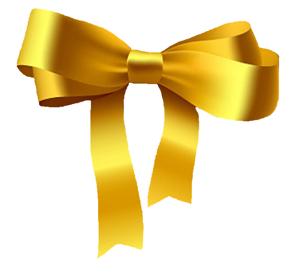 Gold Christmas Bow Png