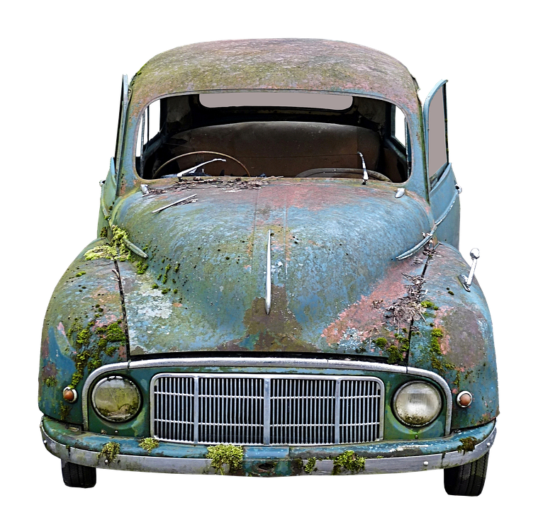 rusting car clip art
