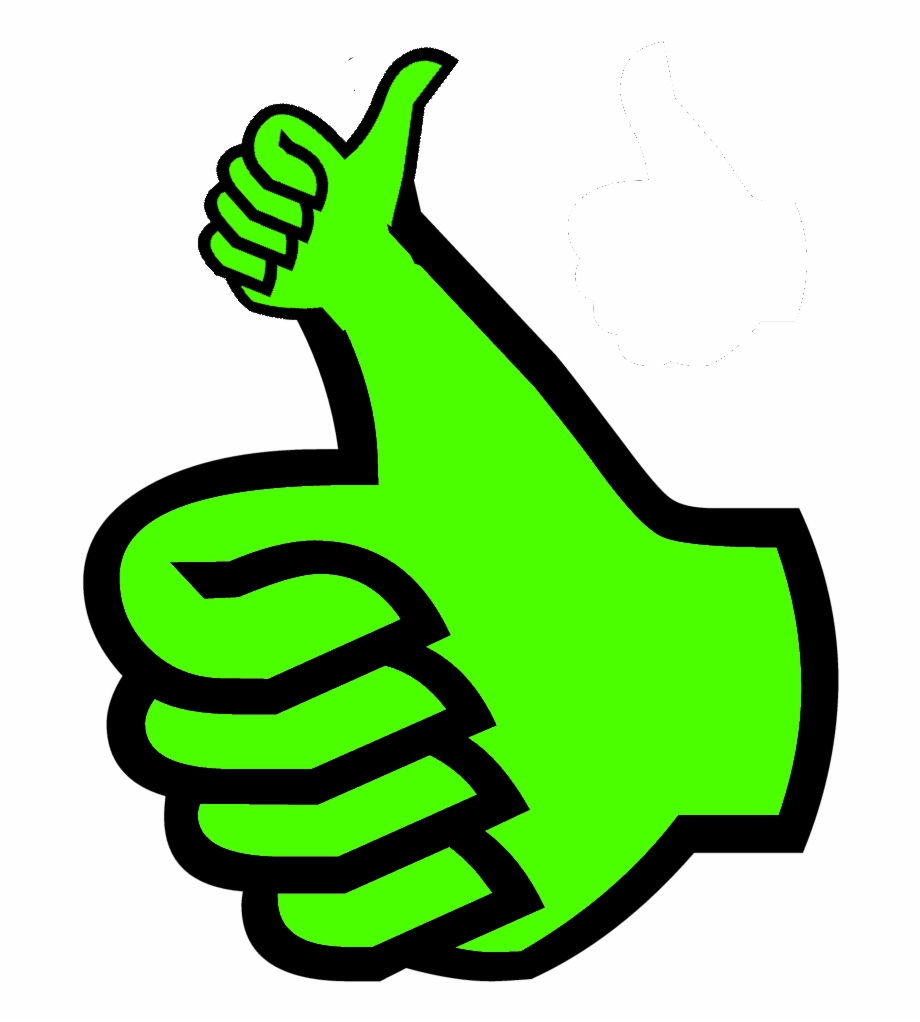 Red Thumbs Up Sign Simple Thumbs Up Drawing