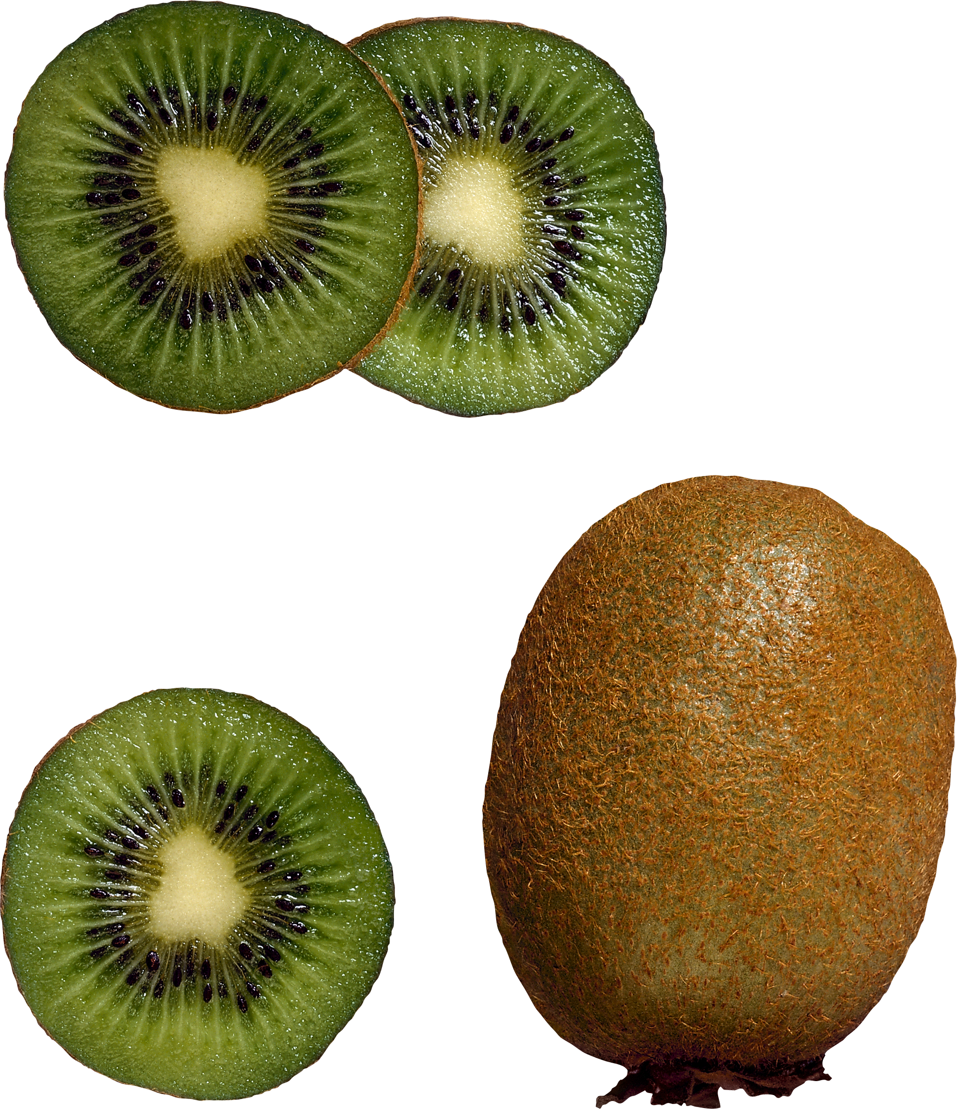 Kiwi Top View Fruits Png