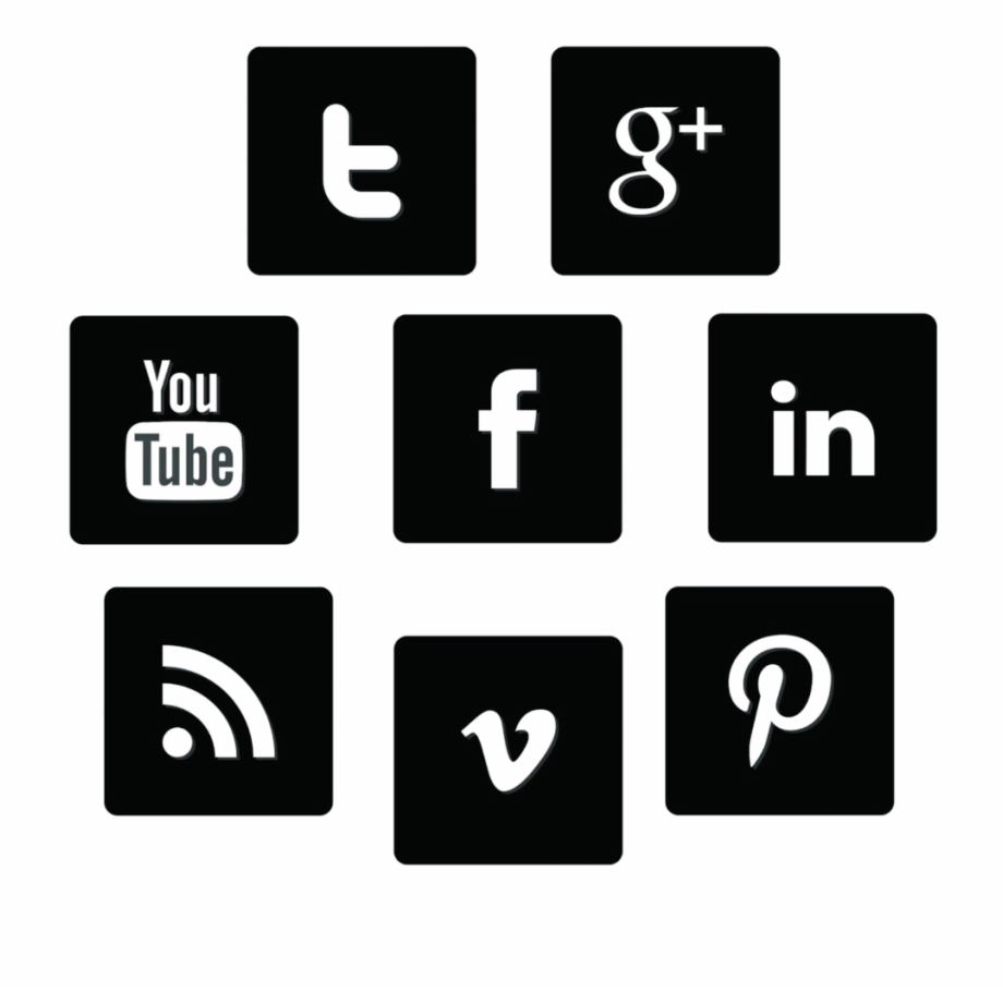 White Icon Social Media Png Social Media Logo